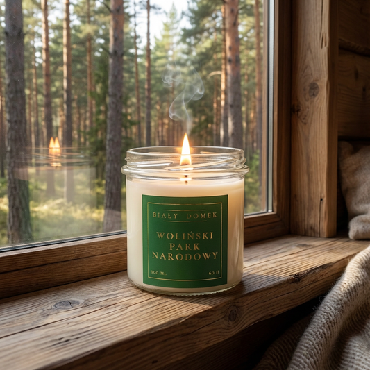 Woliński Park Narodowy - świeca sojowa