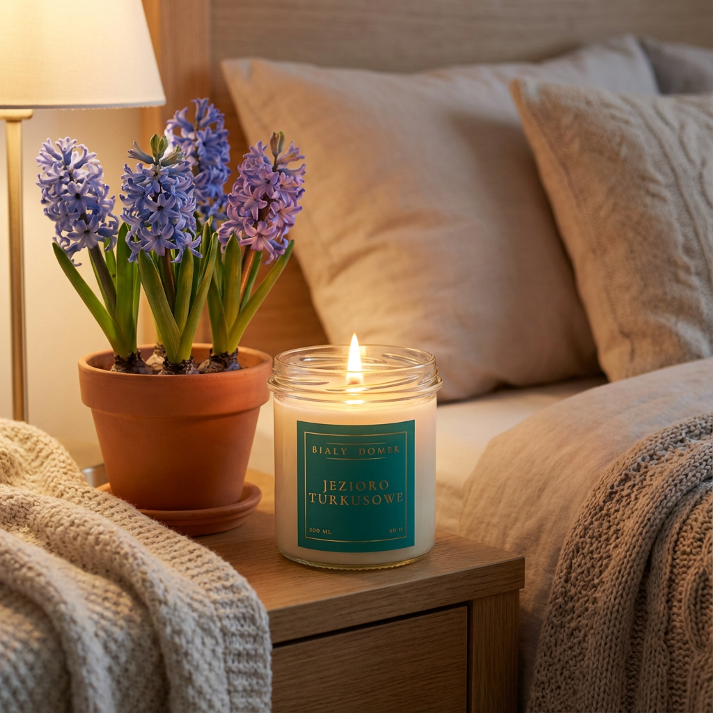 Jezioro Turkusowe - świeca sojowa