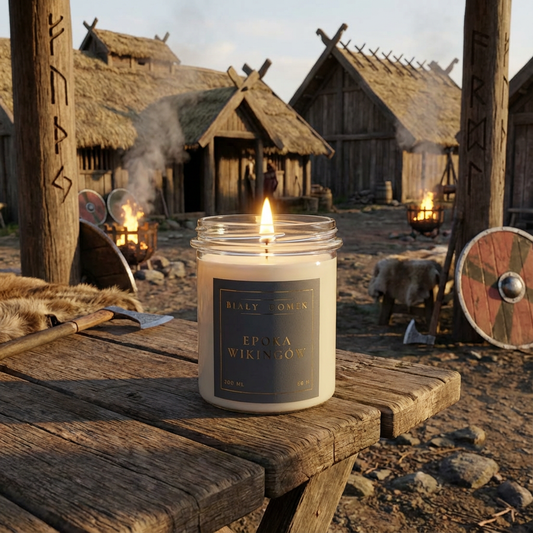 Epoka Wikingów - świeca sojowa