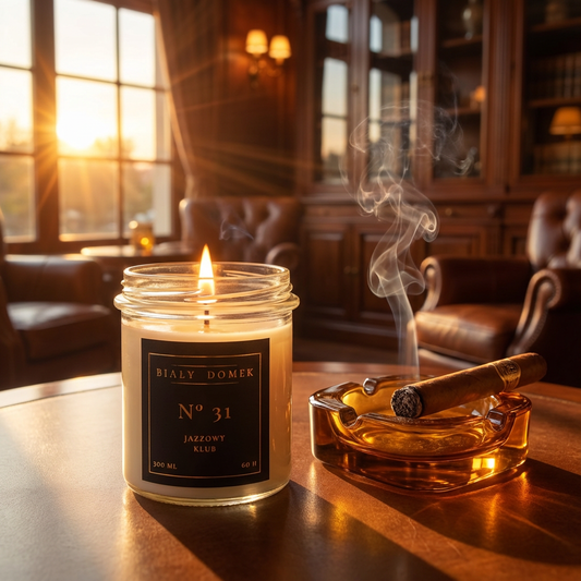Jazzowy klub - świeca sojowa