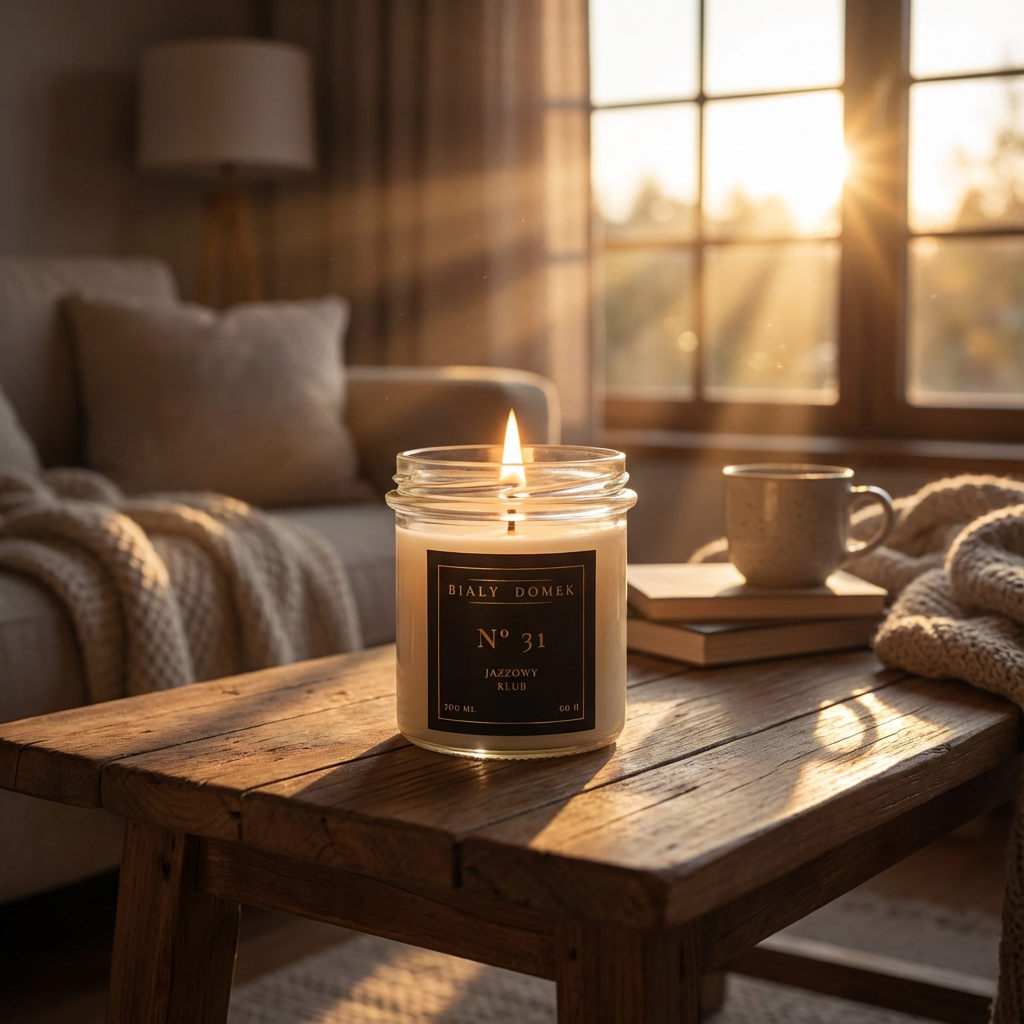 Jazzowy klub - świeca sojowa