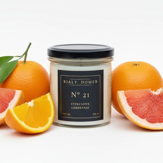 Cytrusowe landrynki - świeca sojowa
