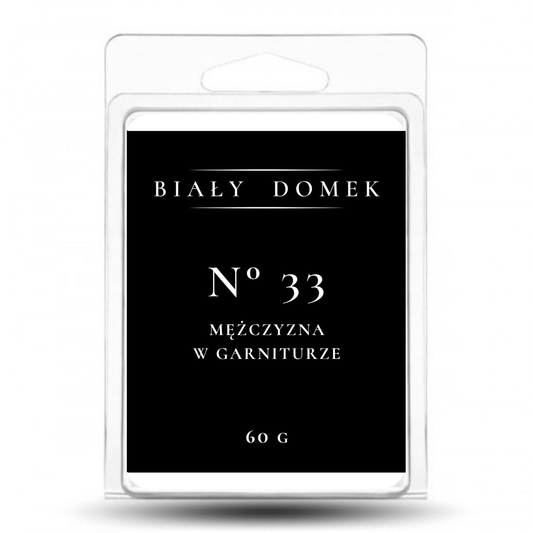 Mężczyzna w garniturze - wosk zapachowy