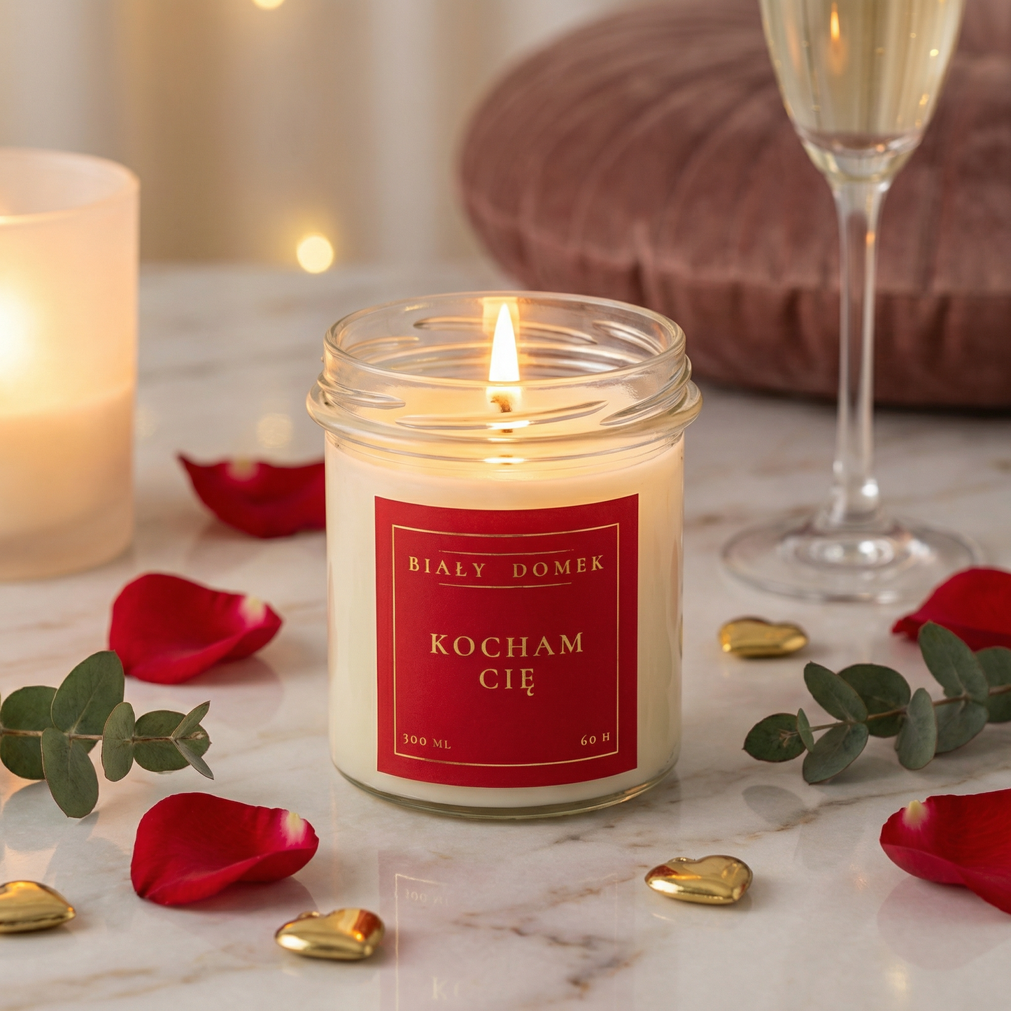Świeca sojowa KOCHAM CIĘ – Edycja Limitowana (Wybierz zapach)