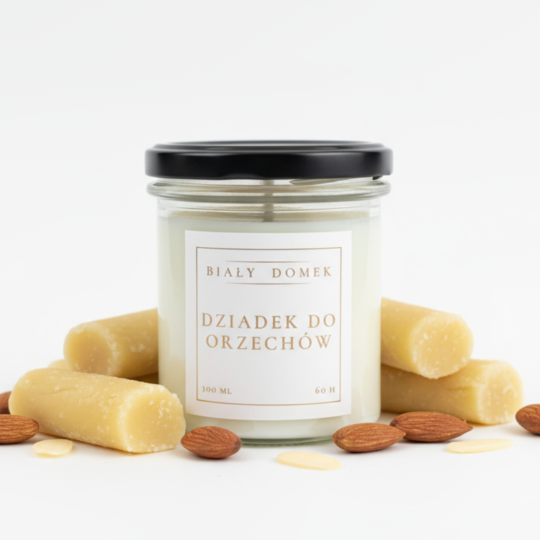 Dziadek do orzechów - świeca sojowa