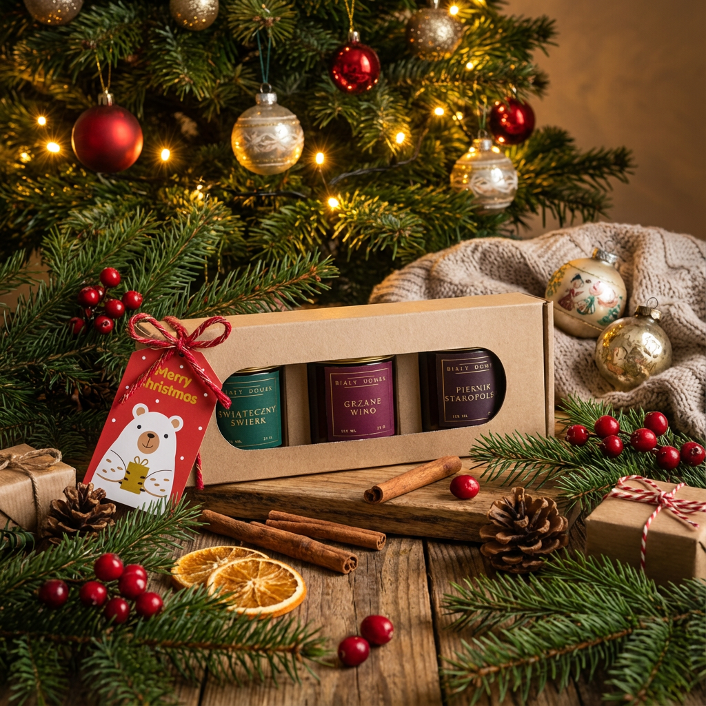 Trzy świąteczne wspomnienia - zestaw świec 3 x 120 ml