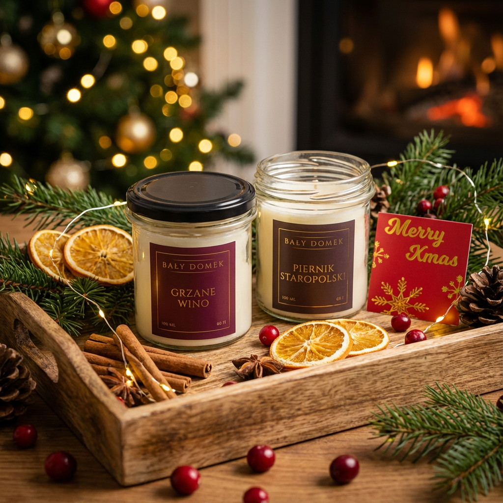 Świąteczny duet klasyków - zestaw 2 świec w CENIE SPECJALNEJ!