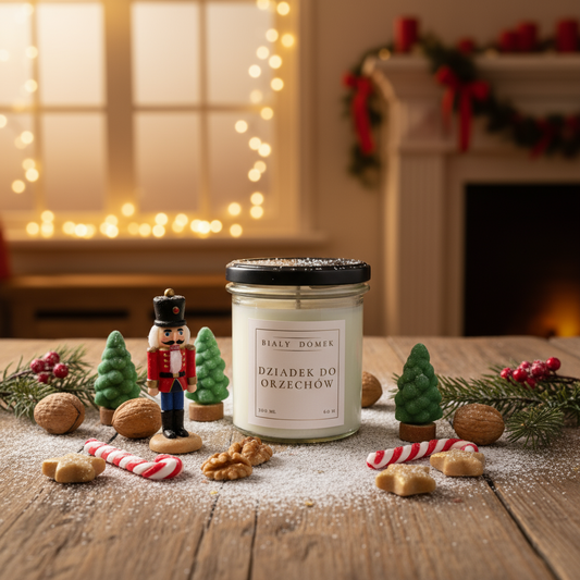 Dziadek do orzechów - świeca sojowa