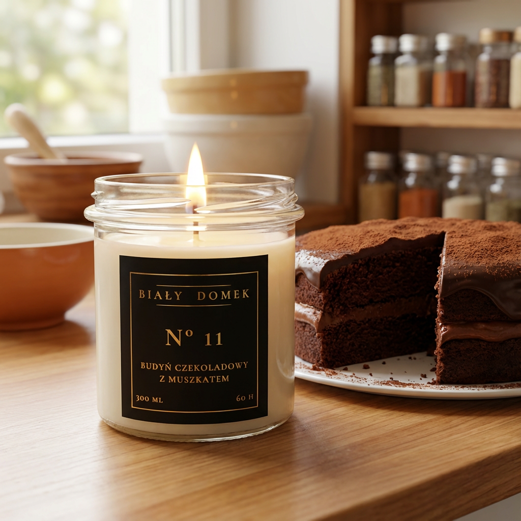 Budyń czekoladowy - świeca sojowa
