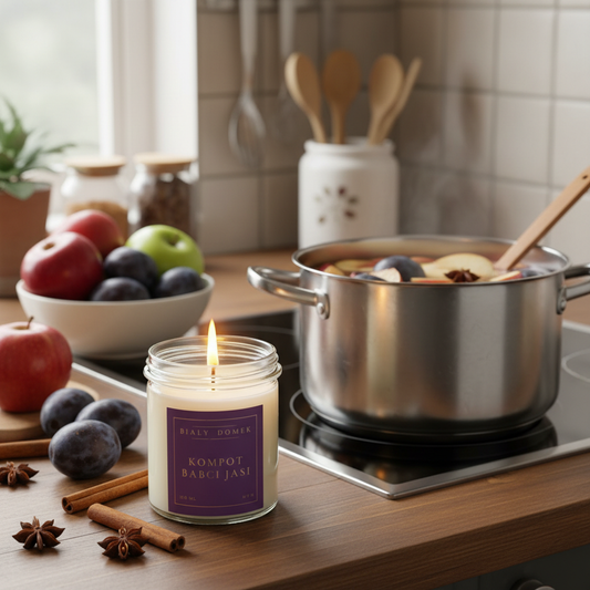 Kompot babci Jasi - świeca sojowa