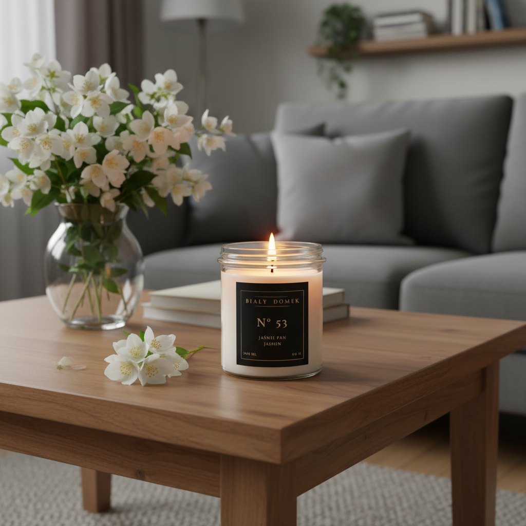 Jaśnie Pan Jaśmin - świeca sojowa