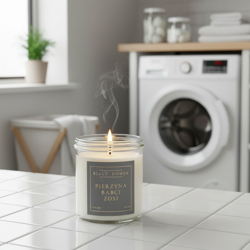 Pierzyna babci Zosi - świeca sojowa