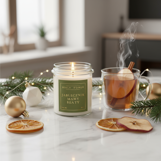 Jabłecznik mamy Beaty - świeca sojowa