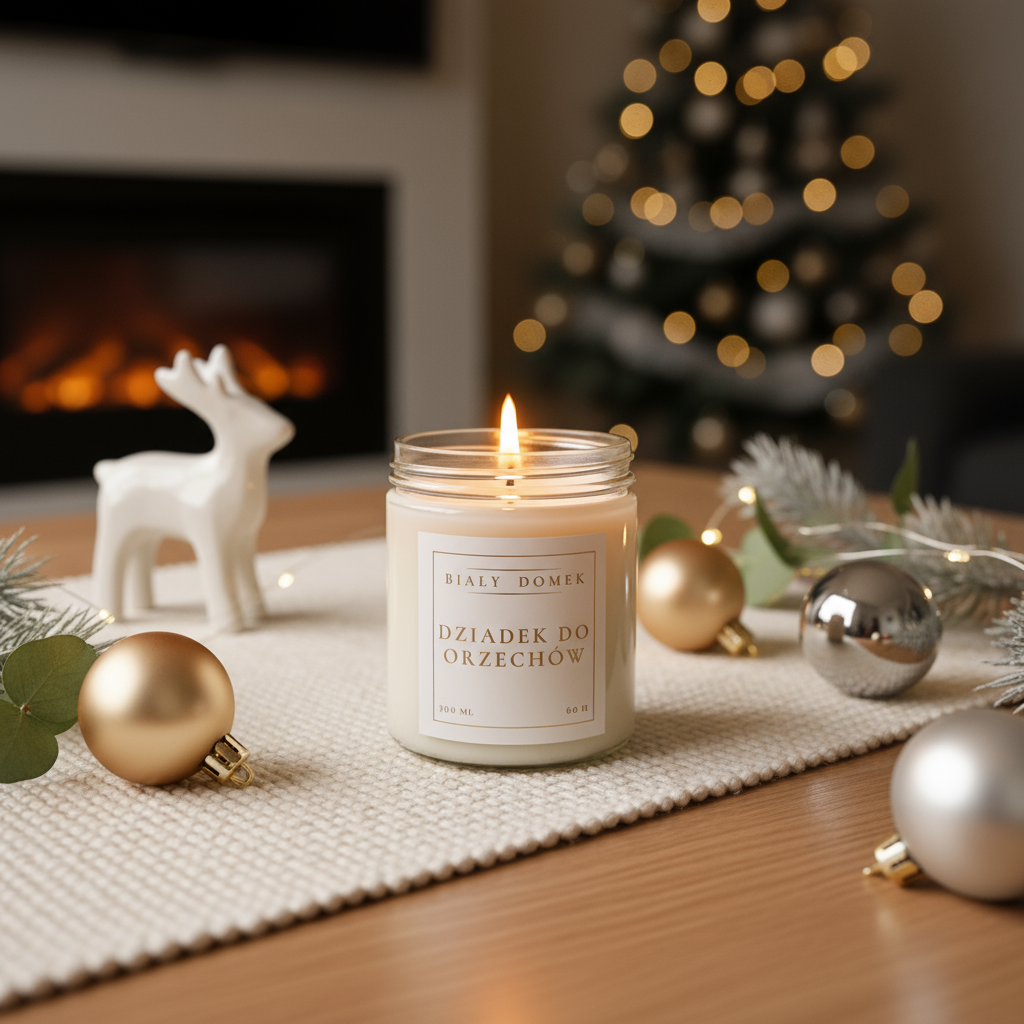 Dziadek do orzechów - świeca sojowa