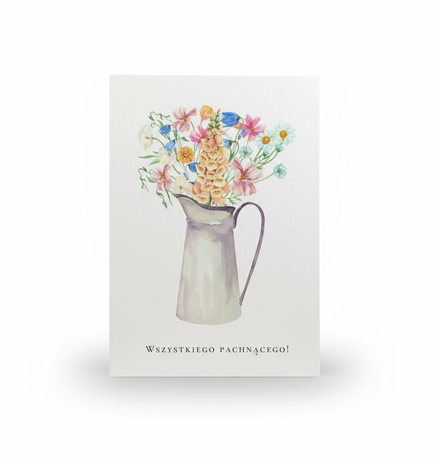Wszystkiego pachnącego - kartka okolicznościowa