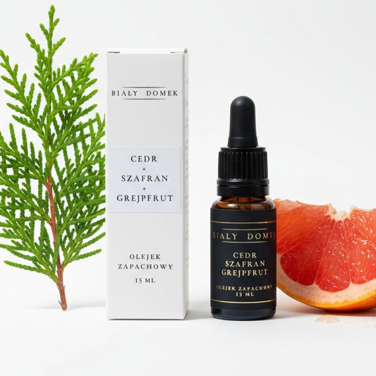 Cedr, Szafran, Grejpfrut - olejek zapachowy