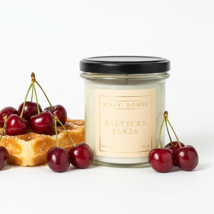 Bałtycka plaża - świeca sojowa