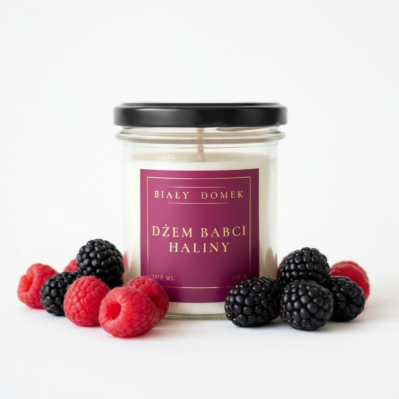 Dżem babci Haliny - świeca sojowa