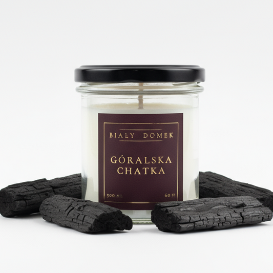 Góralska chatka - świeca sojowa