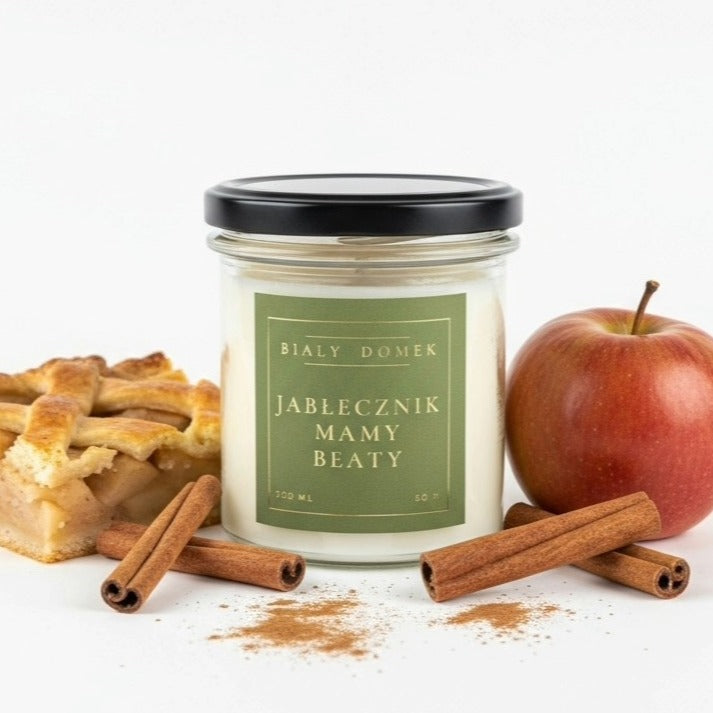 Jabłecznik mamy Beaty - świeca sojowa