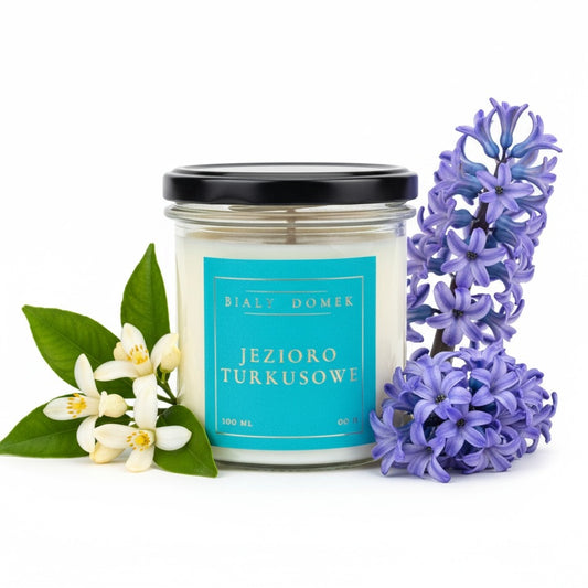 Jezioro Turkusowe - świeca sojowa