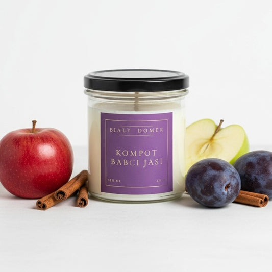 Kompot babci Jasi - świeca sojowa