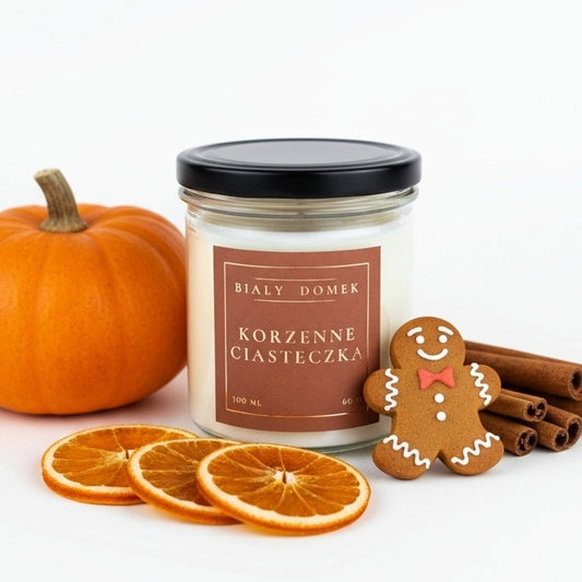 Korzenne ciasteczka - świeca sojowa