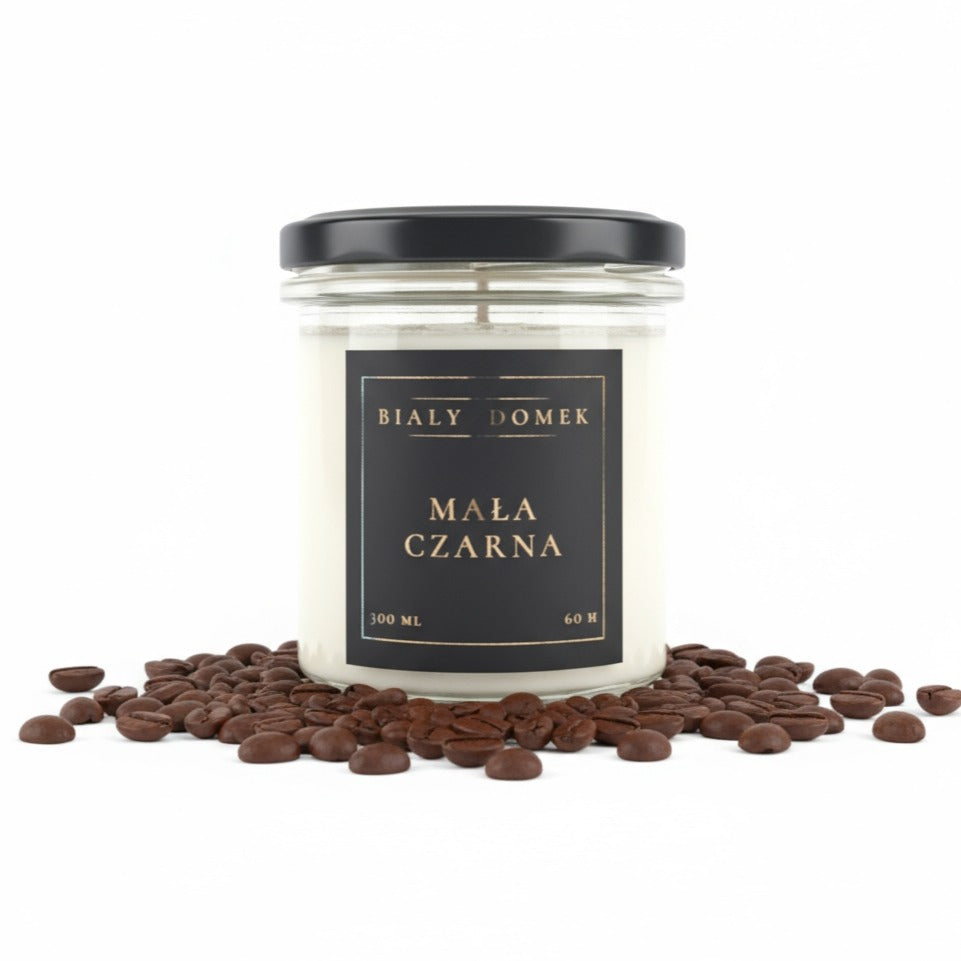 Mała czarna - świeca sojowa
