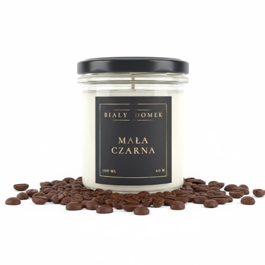 Mała czarna - świeca sojowa