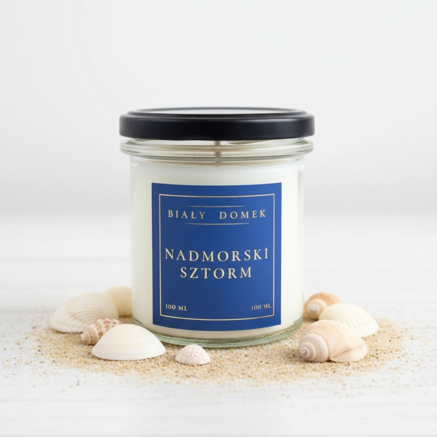 Nadmorski sztorm - świeca sojowa