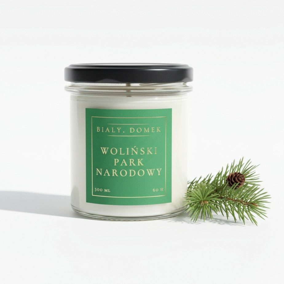 Woliński Park Narodowy - świeca sojowa